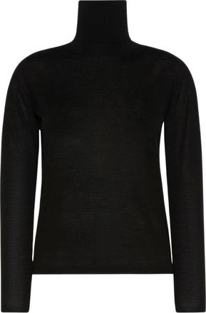 Max Mara Jersey de cuello alto Saluto - Knitwear - Mujer - Negro - XS