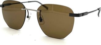 Dunhill Bruine Zonnebril voor Vrouwen - Dames - Zonnebrillen - Bruin - 53 MM - Accessoires