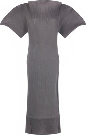 Melitta Baumeister Geplooide midi-jurk - Grijs