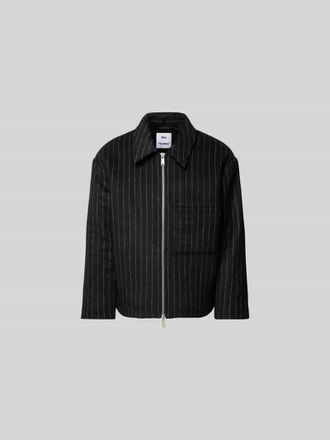 Won Hundred Jacke mit Kentkragen in Black, Gr&ouml;&szlig;e 48