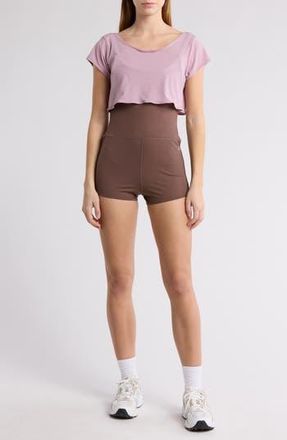 Free People Twist & Shout Romper in Brown at Nordstrom Rack, Size X-Large