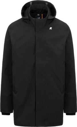 K-Way Gebonden Jas - Heren - Parka Jassen - Zwart - L - Jassen