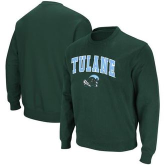 Colosseum Mens Colosseum Green Tulane Green Wave Arch & Logo Tackle Twill Pullover Sweatshirt at Nordstrom, Size Xxx-Large