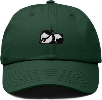 Dalix Pandit Panda Dad Cap in Dark Green at Nordstrom