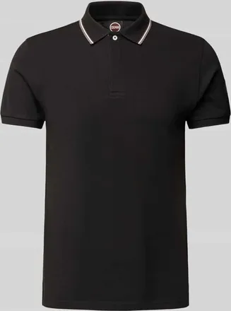 Colmar Slim Fit Poloshirt aus Baumwolle in Black, Gr&ouml;&szlig;e XXXL