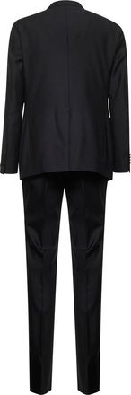 Tagliatore Mens Tuxedo Suit Vesuvio Black Virgin Wool Suits