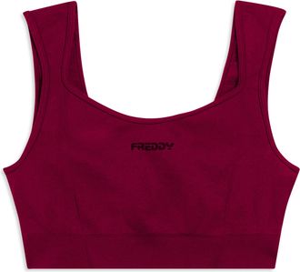 Freddy Top sportivo seamless con scollo a cuore e supporto leggero