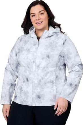 Free Country Womens Plus Size X2O Packable Rain Jacket