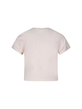 Maison Kitsun&eacute; Womens T-Shirts And Polos Pink Cotton