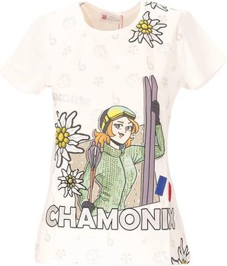 Braccialini Chamonix T-shirt - Dames - T-shirts - Wit - XS - Katoen - Tops