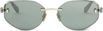 Bulgari Serpenti Forever Zonnebril - Dames - Zonnebrillen - Grijs - 58 MM - Accessoires