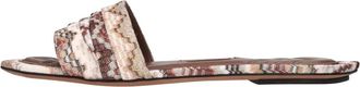 Missoni Gia Flat - Dames - Sandalen - Veelkleurig - 40 EU - Leer - Schoenen