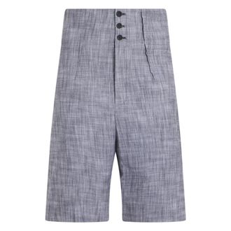 Philosophy di Lorenzo Serafini Shorts met hoge taille - Dames - Korte Broeken - Grijs - 2XS - Katoen - Korte Broeken