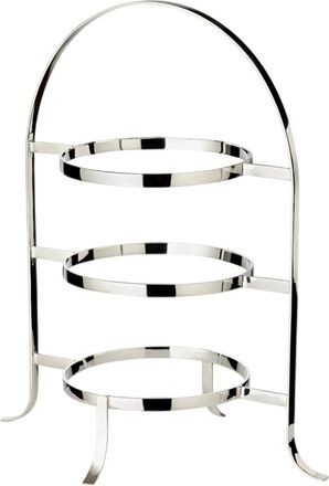 Edzard Premium Telleretagere Sina für drei Teller - schwerversilbert & hochglanzpoliert