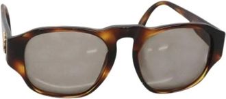 Chanel Pre-owned Accessories, female, Brown, Size: ONE SIZE Pre-owned Plastic Sunglasses