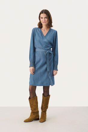 Part Two Jurk Feminine blue