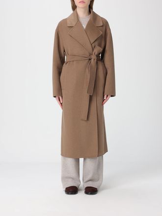 Max Mara Coat S MAX MARA Woman color Brown