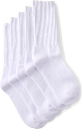 Cotton On Mens 5 Pack Essential Crew Socks in White at Nordstrom