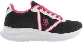 U.S.Polo Association Black Polyester Women Womens Sneaker