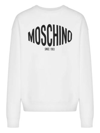 Moschino logo-print sweatshirt - White