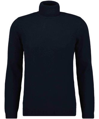 Ragman Rundhalspullover RAGMAN, Herren, Gr. 48, blau (marineblau), 100% Cashmere, ohne Ausschnitt, Pullover Rundhalspullover