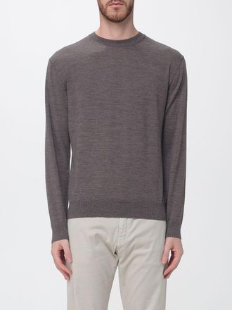 Paul & Shark Pure Merino Wool Crewneck Jumper with Ribbed Trims