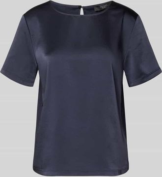 Max Mara Regular Fit T-Shirt mit Lyocell-Anteil Modell ZONA in Marine, Gr&ouml;&szlig;e XXL