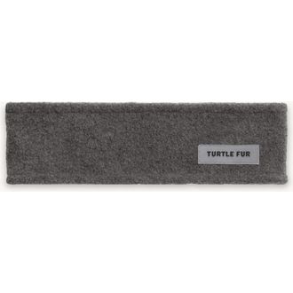 Turtle Fur Double-Layer Fleece Headband in Charcoal at Nordstrom