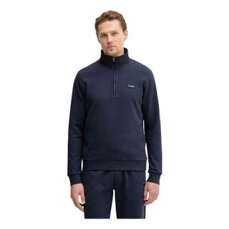 Hackett Sudadera con cremallera de un cuarto - Sweatshirts & Hoodies - Hombre - Azul - S