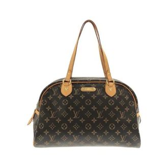 Louis Vuitton Pre-owned Montorgueil Monogram Schoudertas - Dames - Pre-owned - Bruin - Maat: ONE Size