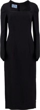Prada Mujer, Vestidos, Negro, Talla: S