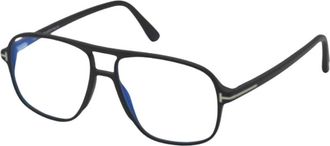 Tom Ford Navigator Optisch Montuur - unisex - Brillen - Zwart - 56 MM - Accessoires
