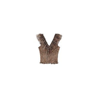 Liu Jo Tule ceremonietop - Dames - Tops - Beige - Maat: M