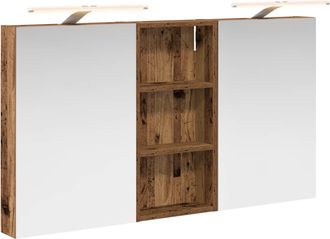 vidaXL Juego De Muebles De Ba&ntilde;o 3 Uds. 110 X 10,5 X 60,5 Cm Vidaxl