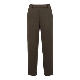 ottod'Ame Broeken, Dames, Groen, XS, Gabardine Straight Broeken