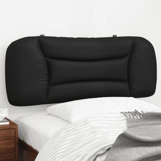 vidaXL Cabecero De Cama Acolchado Hvar Cuero Sint&eacute;tico Negro 100 Cm Vidaxl