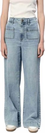 Dear John Denim Audrey Wide Leg Pants In Zurie