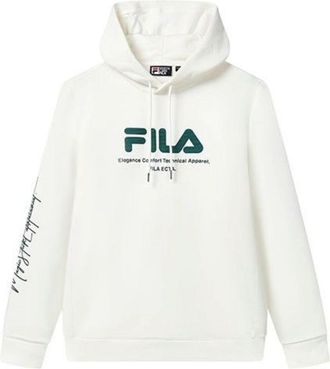 Fila Logo Graphic Hoodie White Green F11M319206F-WT
