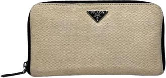 Prada Pre-owned Leren Portemonnee - Dames - Vintage Accessoires - Veelkleurig - ONE Size - Leer - Vintage