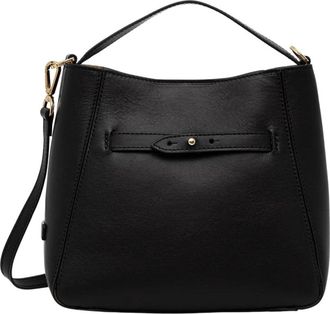 Marc O'Polo Hobo Bag Small - Dames - Shoppers - Zwart - ONE Size - Leer - Tassen