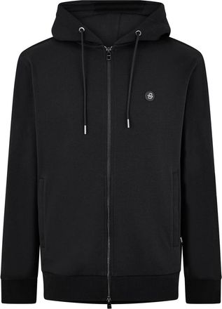 HUGO BOSS Mens Hbb Cspence Zip Hoodie in Black 001 - Size 2XL