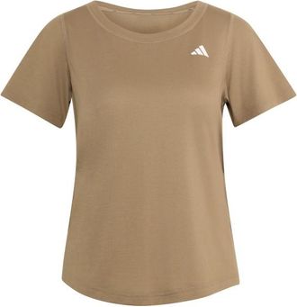 adidas Workout Essentials Scoop Neck T-Shirt Funktionsshirt f&uuml;r Damen | beige