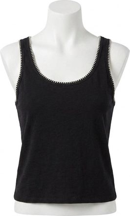 Z Supply Julian Crochet Tank Top In Black