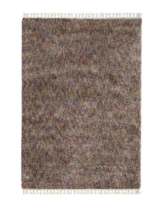 Style Haven Stylehaven Amerherst Static Solid Shag Tassel Fringe Area Rug
