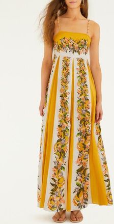 Farm Rio Sand Hilo Stripes Maxi Sundress at Nordstrom, Size Xx-Small
