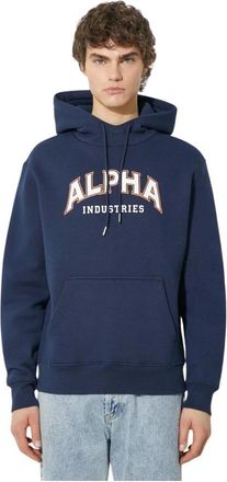 Alpha Industries Hoodies - Heren - Hoodies - Blauw - 2XL - Hoodies & sweatvesten