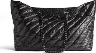 Balenciaga (WMNS) Balenciaga Crush Large Carry All Tote Bag Quilted Black 7717182AAWW1000