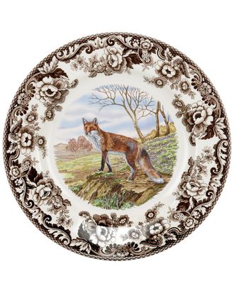 Spode Woodland Red Fox Dinner Plate