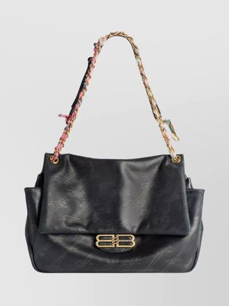 Balenciaga medium leather shoulder bag