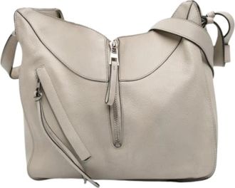 Loewe Pre-owned Shoulder Bags, female, Gray, Size: ONE SIZE Pre-owned The Hammock